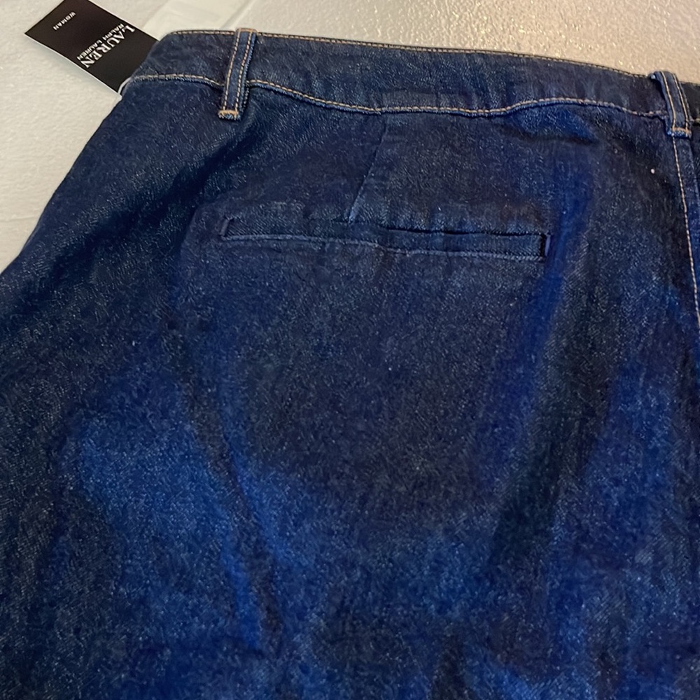 Lauren Ralph Lauren straight leg dark denim jeans - Picture 6 of 6